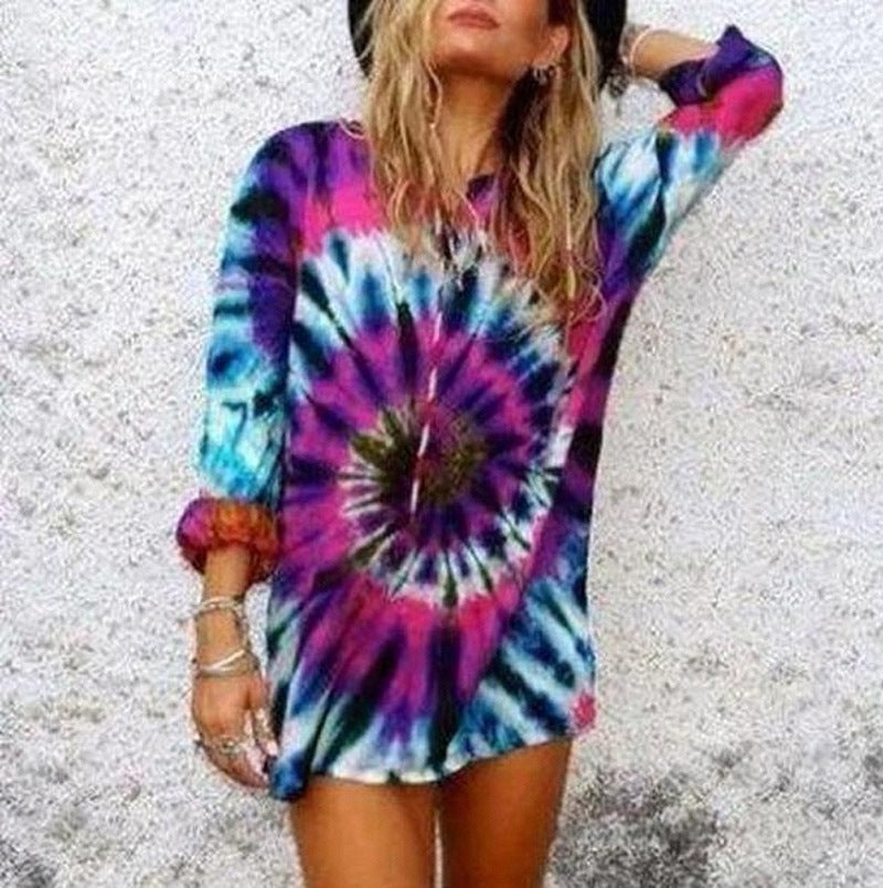 2025 spring and summer new loungewear casual loose long sleeves summer long sleeves printed home long sleeves