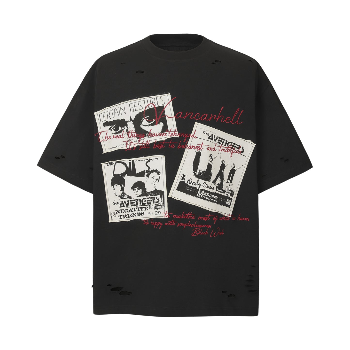 2025 9507 2025n Street 2025 Summer People Magazine Design Men's Loose High Sense Neutral Short Sleeve T-Shirt