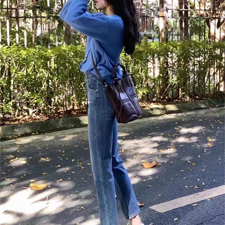 jinran Early Autumn Wear with a Set of 2024 New Small Travel Wear with Dopamine Casual Sweater Two-Piece Suit