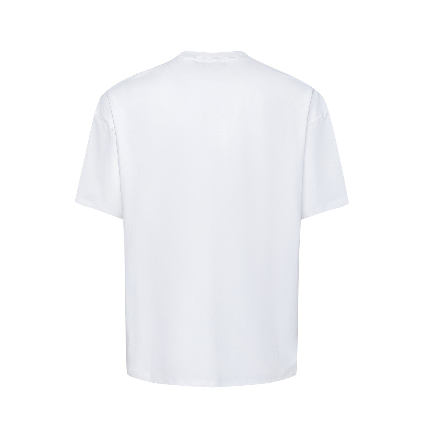 2025 27102 2025n Street 2025 Summer Retro English Premium Small Collar Design Men's Loose Short Sleeve T-Shirt