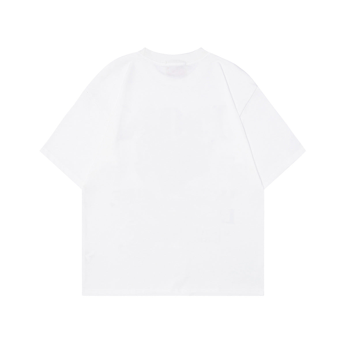 2025 T1102 2025n 2025 Summer Neutral High Sense Painting Character Design Retro Men's High Sense Short Sleeve T-Shirt