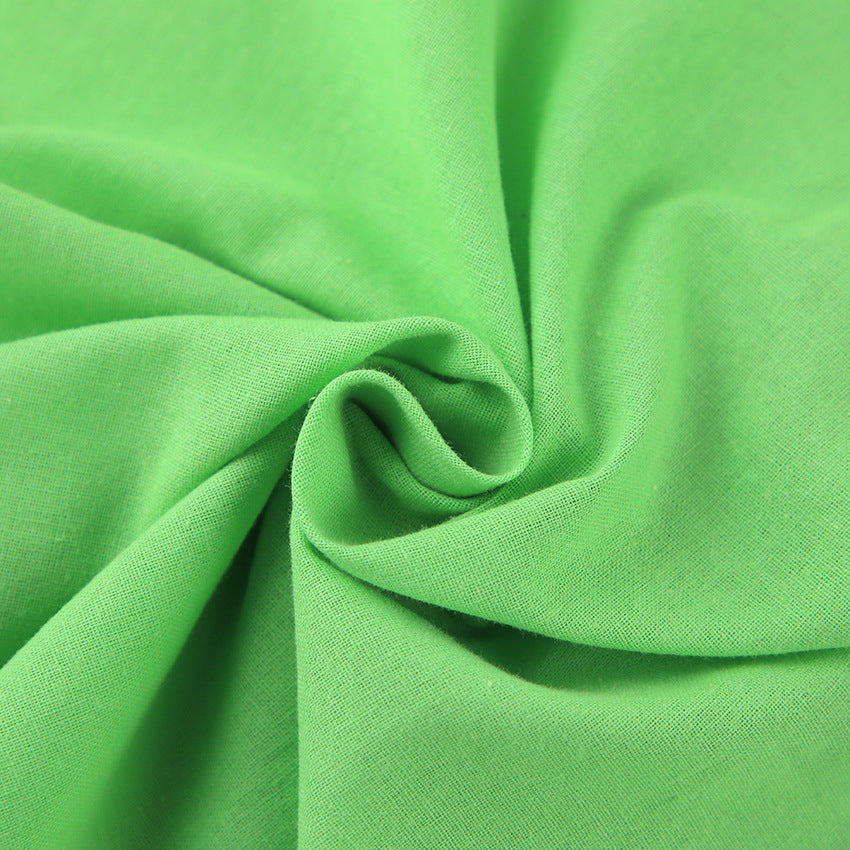 2025 summer new Feifei sleeve cotton and linen commuter dress bow V-neck hollow slim-fitting waist A-shaped skirt women