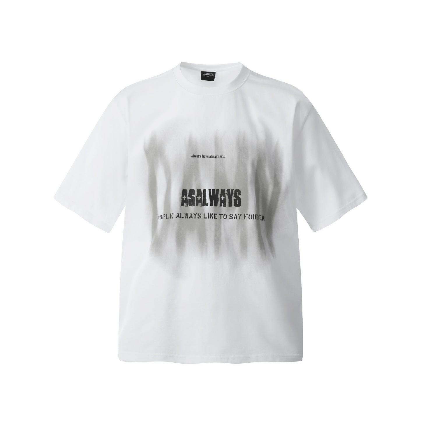2025 F6621 2025n Street Vintage 2025 Summer Unreal Letter Design Premium Men's Loose Short Sleeve T-Shirt