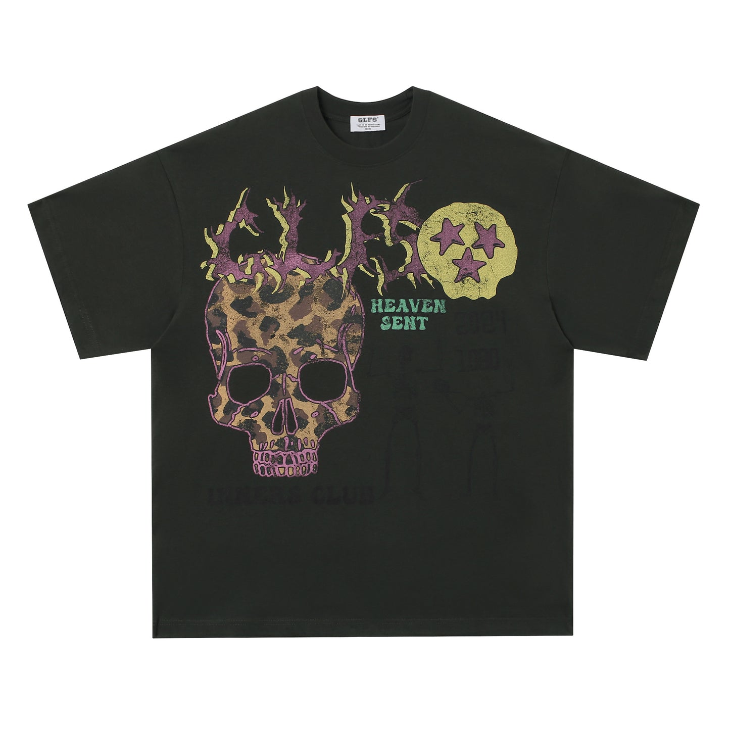 2025 T955 2025n Street 2025 Summer Neutral Fun Spoof Figure High Sense Design Men's Loose Short Sleeve T-Shirt