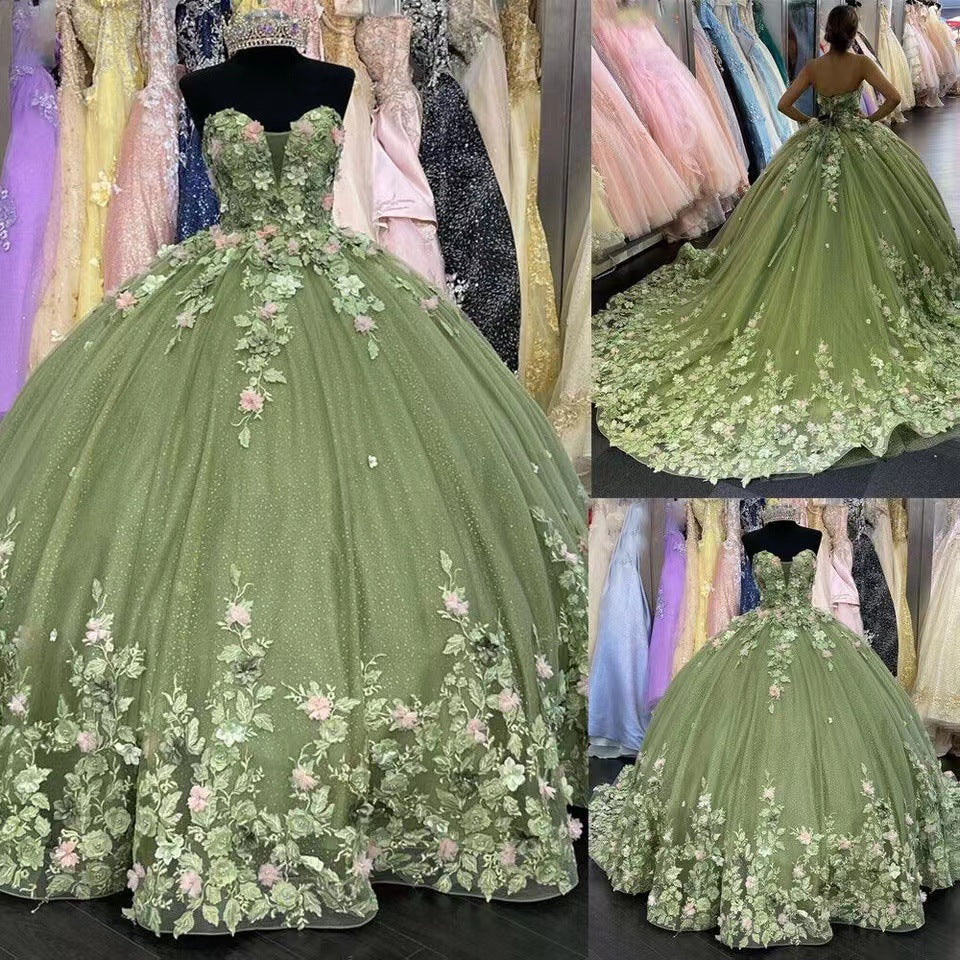 jinran prom dresses Vocal Music Adult Ceremony Colorful Yarn Host Concert Banquet Evening Dress Female 2024 New Fairy Mori Style
