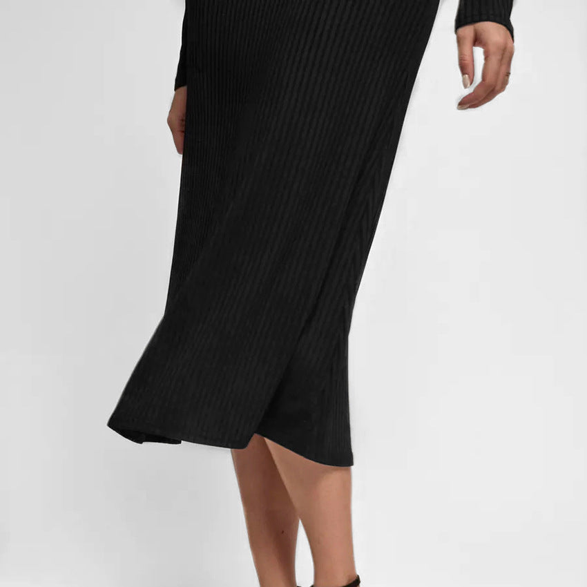 2025 pit strip round neck slim stretch dress popular Wildberries hot spring and summer fashion new women