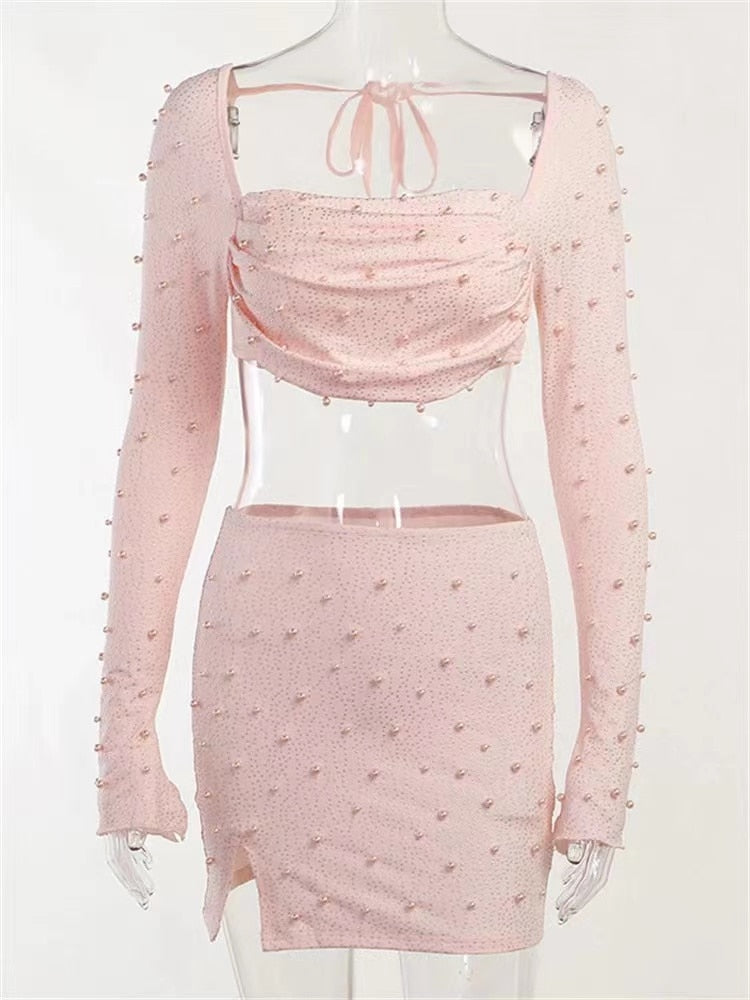 jinran Y2k Bodycon Sexy Lace Feather Dress Womens Outifits Square Collar Party Elegant Robe Dresses for Women 2024 Festival Outfit