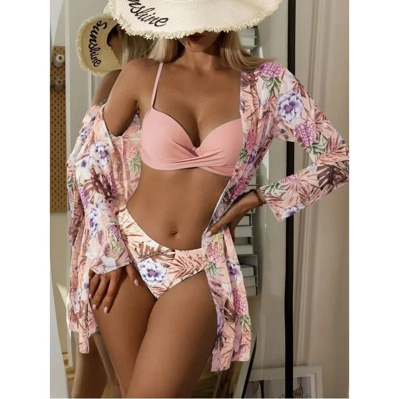 jinran New Bikini Beach Skirt Tunics for Beach Cover up Swimsuit Women Ruffle Biquini Bathing Suit Summer Beach Wear Swim Suit