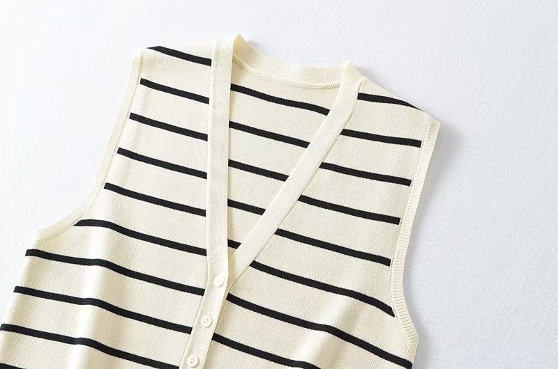 jinran 2024 LAURA STRIPED TOP