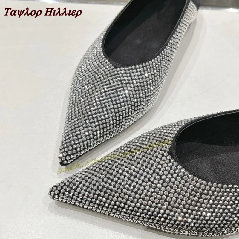 jinran Genuine Leather Flat Shoes Summer New Style Pointed Shallow Pumps Fashionable Casual Comfortable Flat Shoes For Women