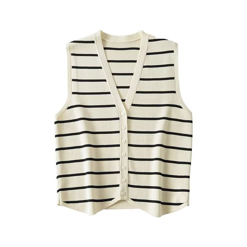 jinran 2024 LAURA STRIPED TOP