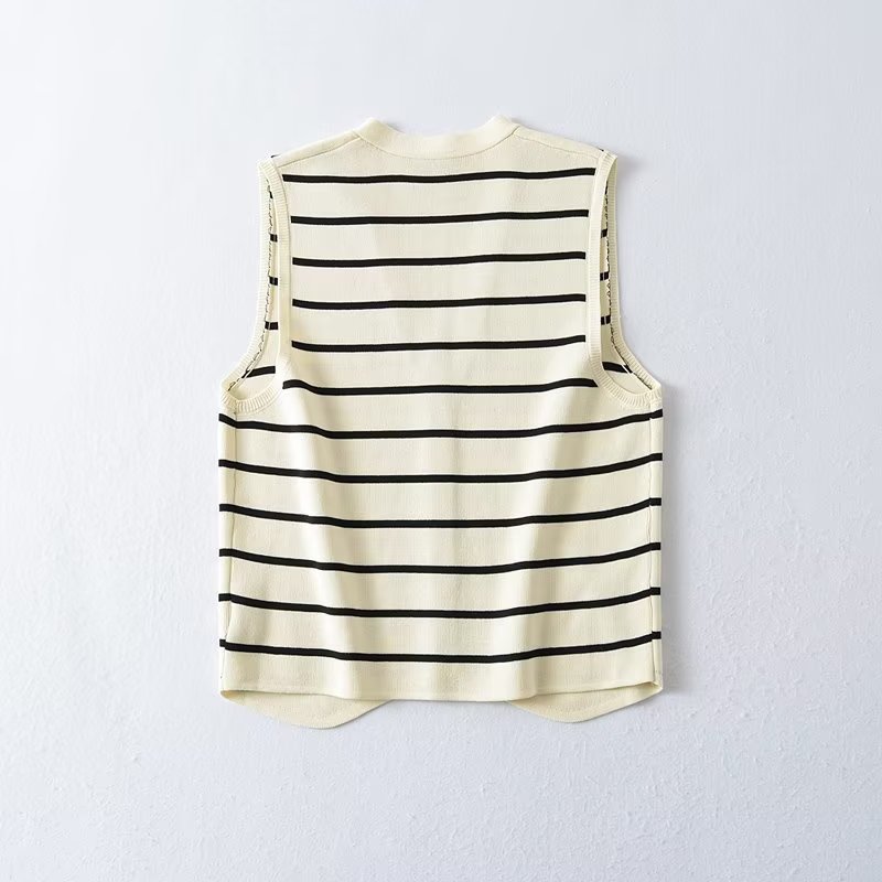 jinran 2024 LAURA STRIPED TOP