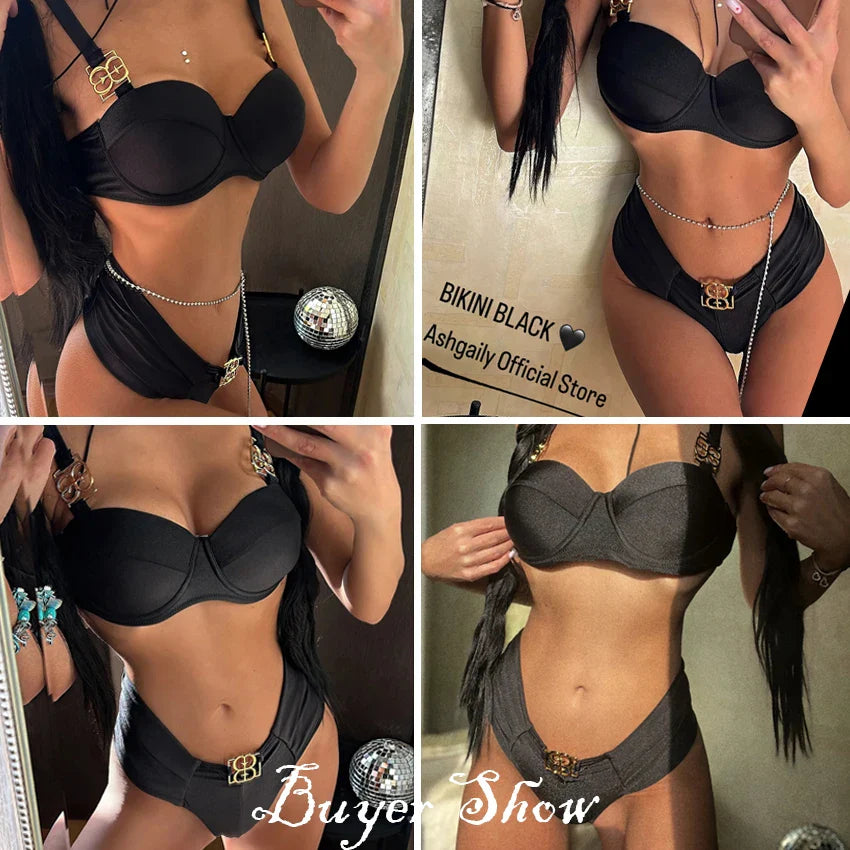 jinran 2024 Sexy Push Up One Piece Swimsuit Women Swimwear Underwire Monokini Bathing Suits Swim Suit Wear Summer Beachwear