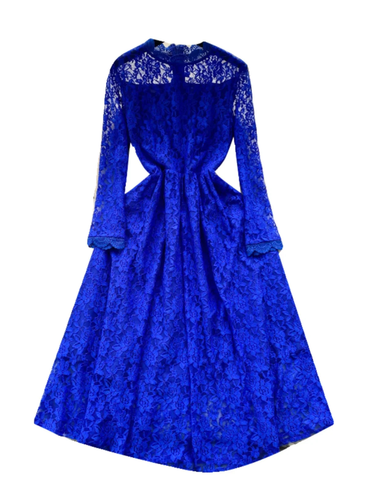 jinran Runway Flower Embroidery White Lace Prom Holiday Dress Summer Women Long Sleeve Evening Prom Vestidos Longo