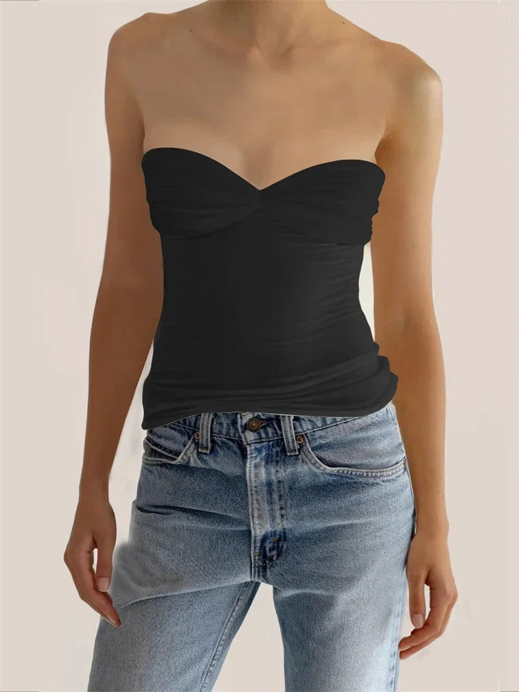 jinran Women Sheer Mesh Crop Top Twist See-Through Mesh Knit Copped Shirt Tops Bustier Off-Shoulder Long Sleeve Summer Hot Tops