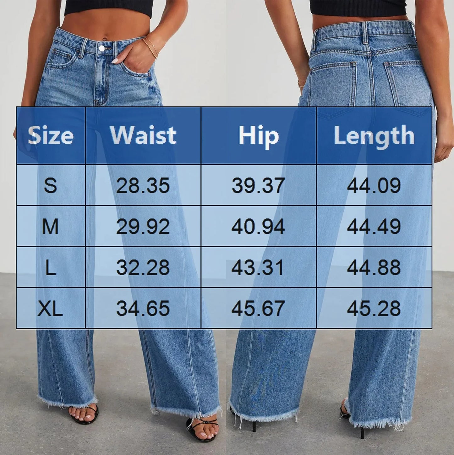 jinran Women Mid Waist Jeans Harajuku Streetwear Retro Fashion Autumn Loose Wide Leg Straight Loose Denim Trousers Y2k Baggy Pants