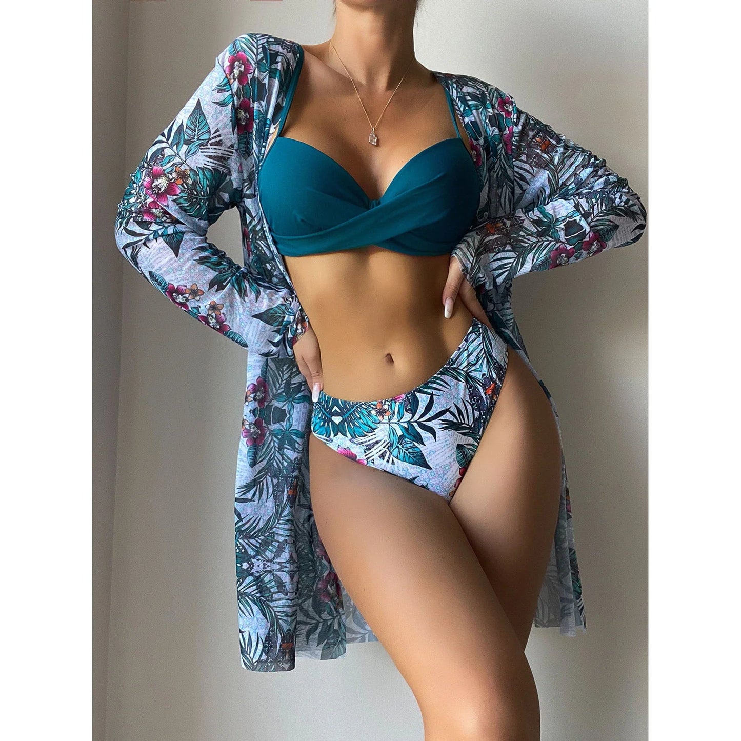 jinran New Bikini Beach Skirt Tunics for Beach Cover up Swimsuit Women Ruffle Biquini Bathing Suit Summer Beach Wear Swim Suit