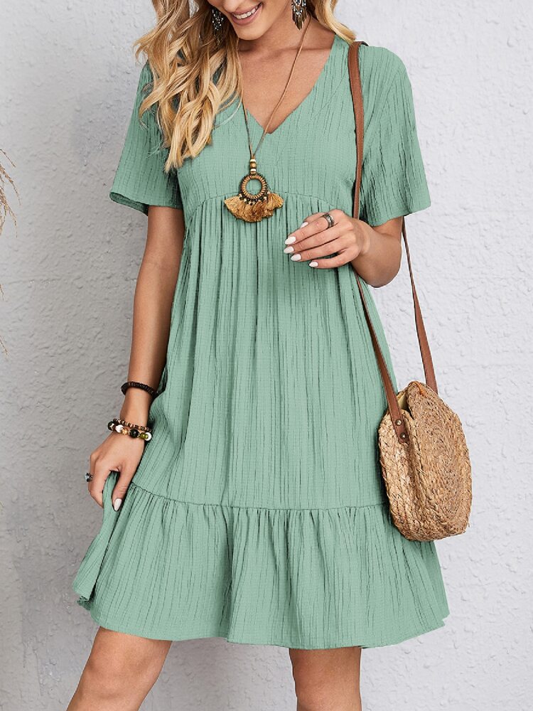 jinran Women's Mini Dress 2023 Summer Casual O Neck Sleeveless A-line Dresses Female Fashion Holiday Beach Party Loose Dresses Vestidos