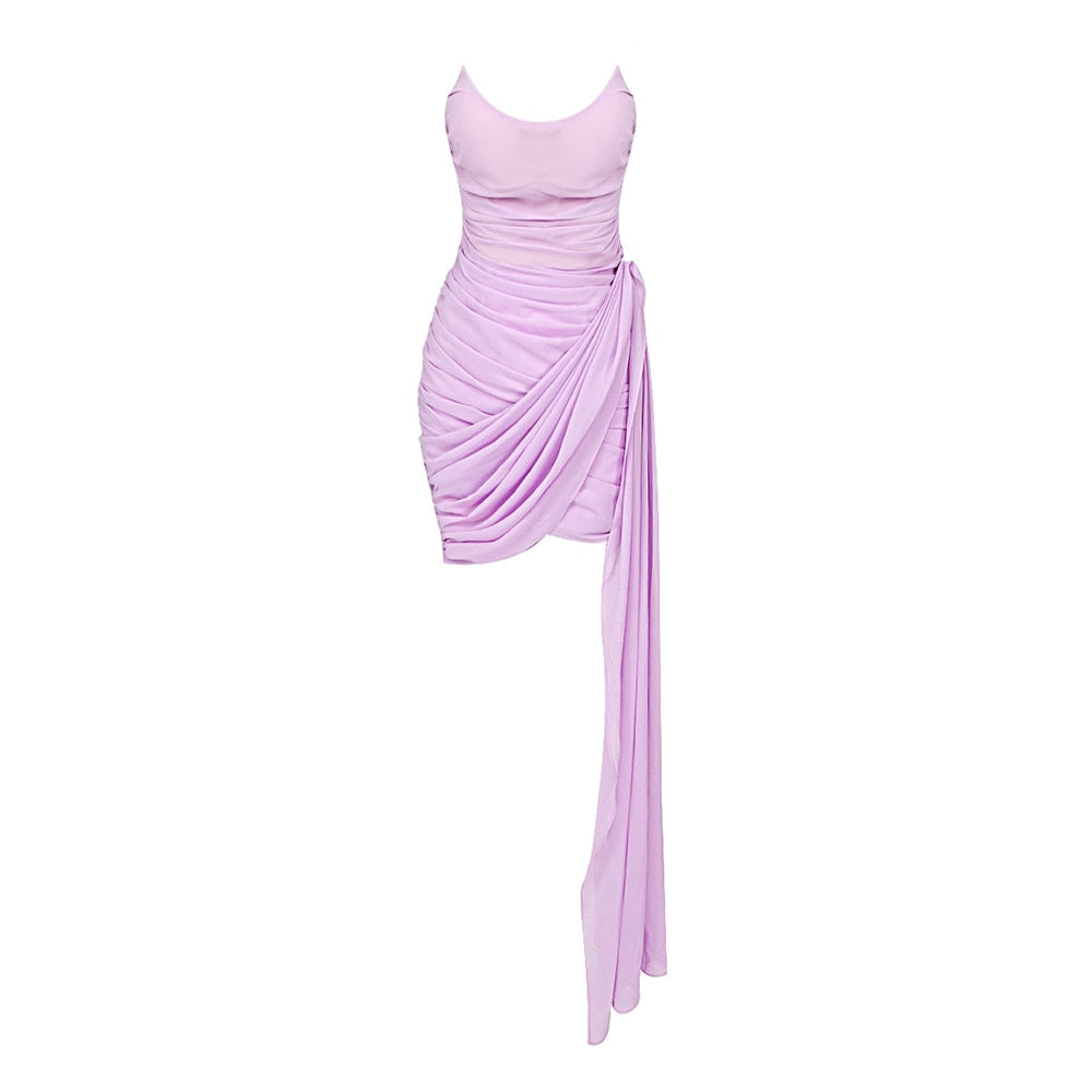 jinran Women Elegant Bandages Dress New Sexy Strapless Clothes Club Party Celebrity Bodycon Dress