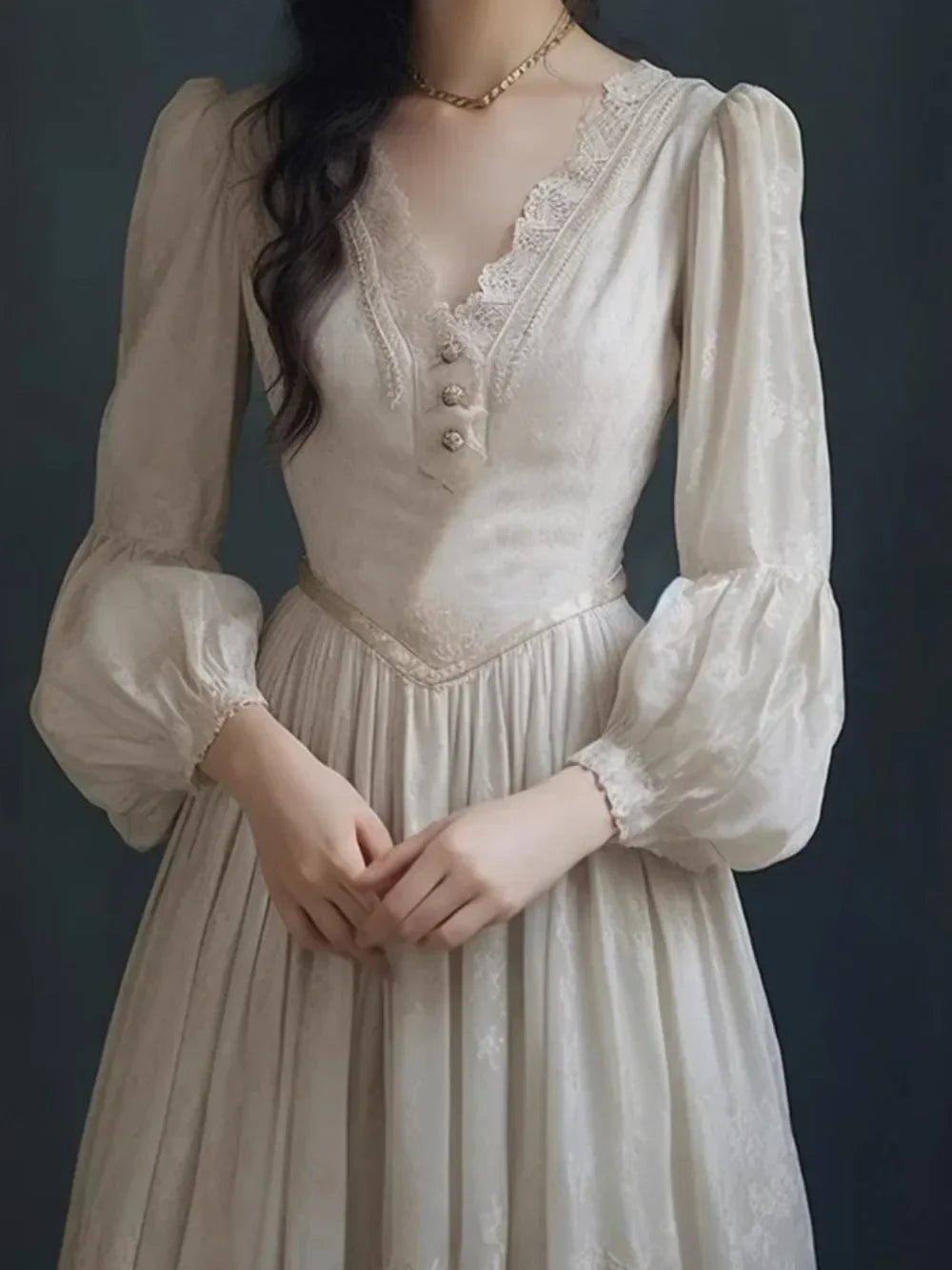 jinran French chic dresses sub winter 2024 new women's princess classical vintage dresses
