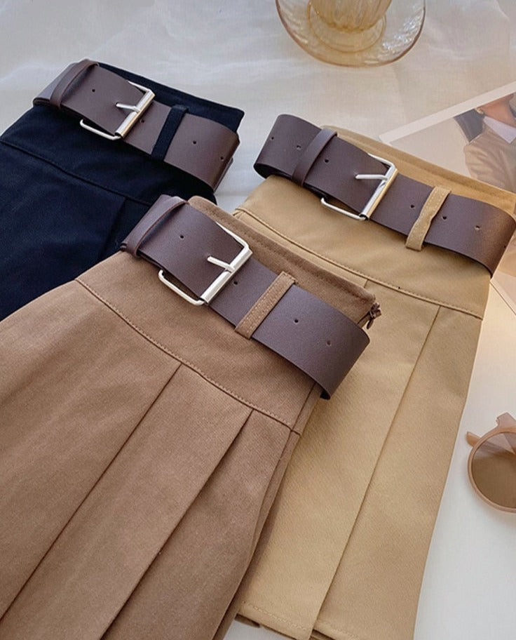 jinran Pleated Skirts for Women Mini Y2k Summer Sashes Korean Fashion Clothing Harajuku Black High Waist Casual Elegant