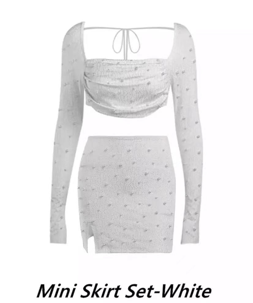 jinran Y2k Bodycon Sexy Lace Feather Dress Womens Outifits Square Collar Party Elegant Robe Dresses for Women 2024 Festival Outfit