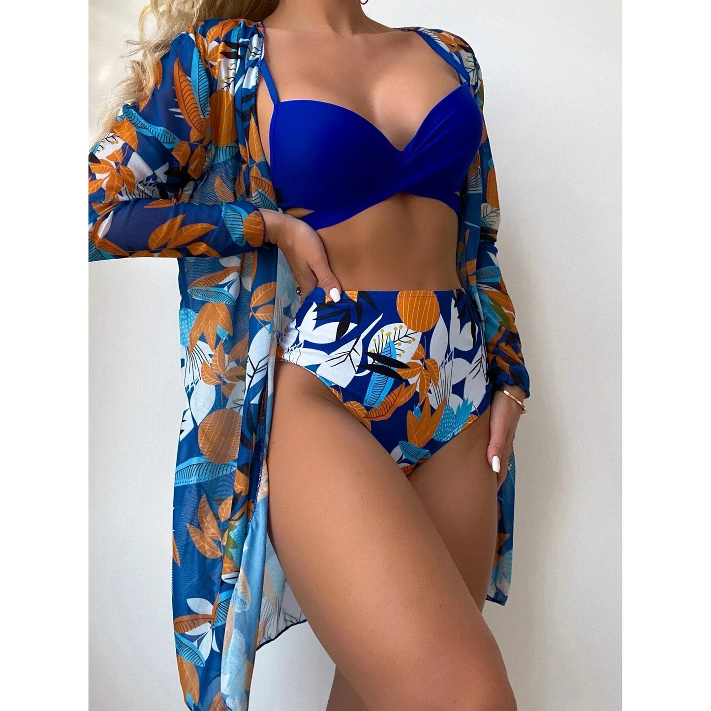 jinran New Bikini Beach Skirt Tunics for Beach Cover up Swimsuit Women Ruffle Biquini Bathing Suit Summer Beach Wear Swim Suit