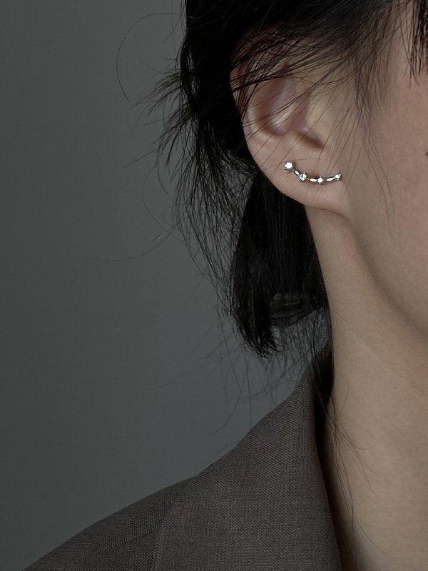 jinran 2024 New Original Geometry Shiny Earrings Accessories