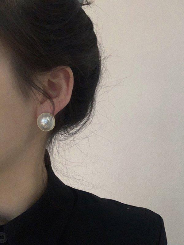 jinran 2024 New Simple Fashion 925 Silver Needle Pearl Earrings