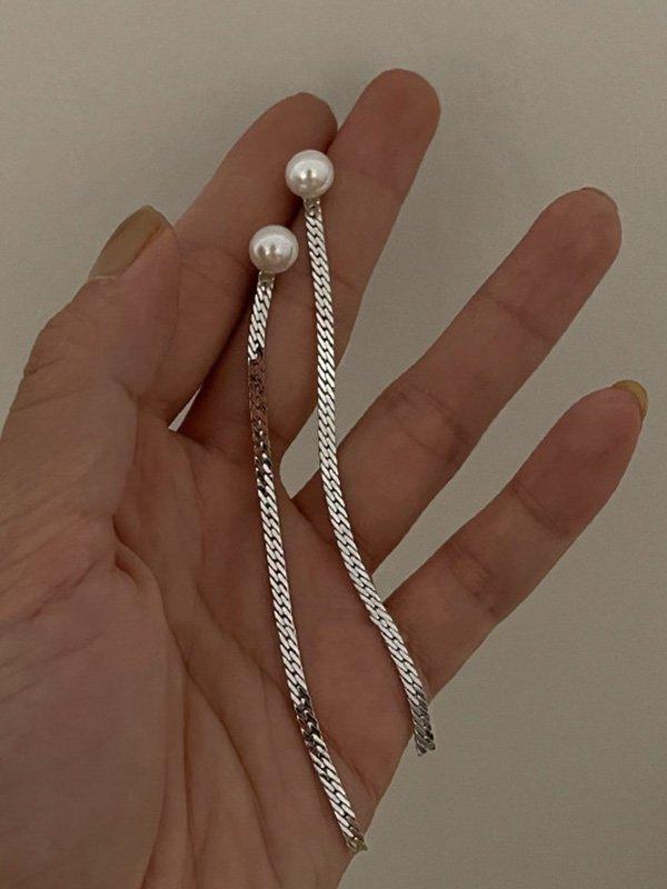 jinran 2024 New Original Simple Chic Beads&Tassels Earrings