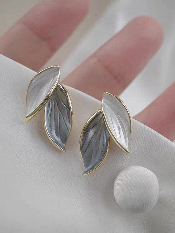 jinran 2024 New Original Chic Leaf Earrings