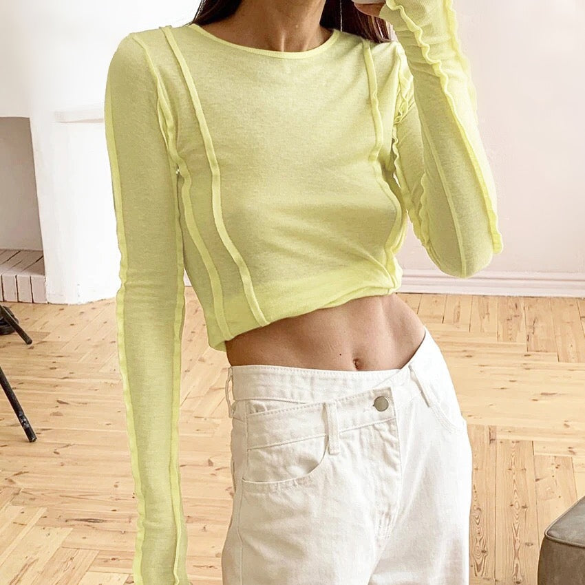 jinran 2024 MARLY KNITTED TOP