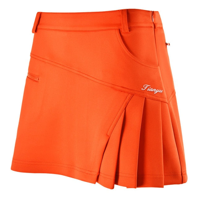 jinran Summer Women's Short Skirt Pleated Golf Skirt Casual Outdoor Sports Girls Skirt Slim Fit Badminton Tennis Skorts XS-XXL Choose