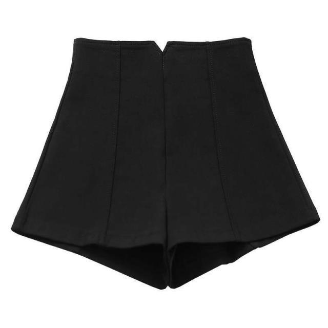 jinran Shorts Women Pius Size 5XL Ulzzang Simple Casual Elegant Office Ladies Short Summer All-match High Waist Stretch Womens Trousers