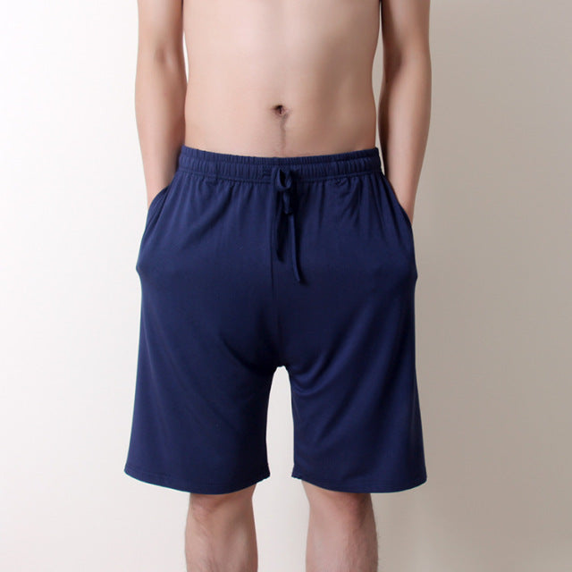 jinran New summer large size men's shorts cotton modal casual home pants thin section large size loose shorts pajamas men pajama pants
