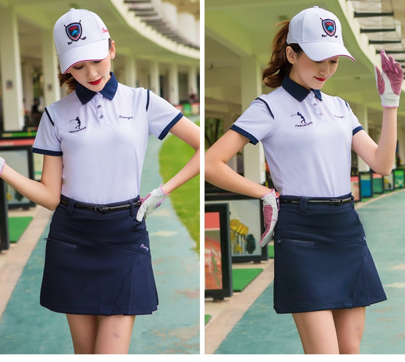 jinran Summer Women's Short Skirt Pleated Golf Skirt Casual Outdoor Sports Girls Skirt Slim Fit Badminton Tennis Skorts XS-XXL Choose
