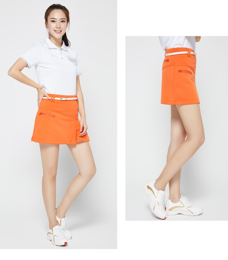 jinran Summer Women's Short Skirt Pleated Golf Skirt Casual Outdoor Sports Girls Skirt Slim Fit Badminton Tennis Skorts XS-XXL Choose