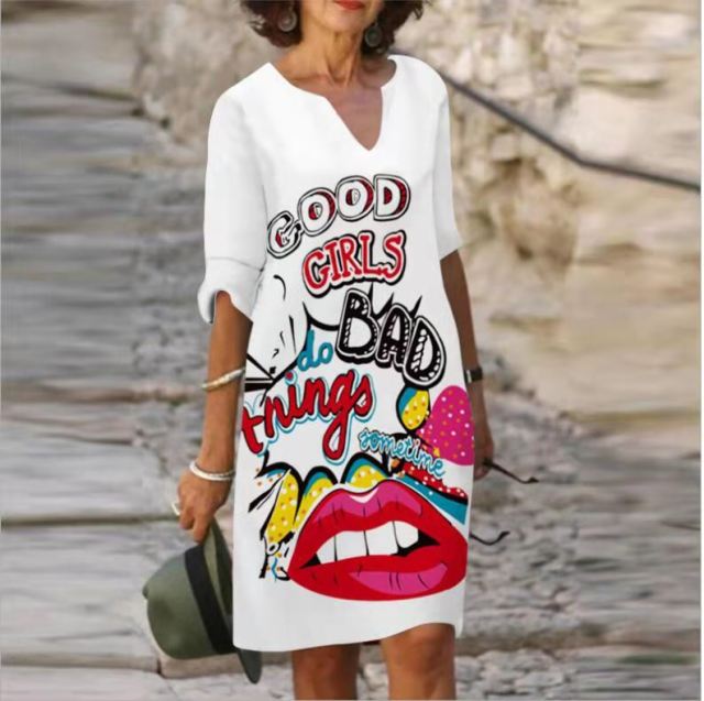 jinran Women 2021 Loose Spring Vintage Ruffles Befree Dress Large Big Printed Summer Boho Casual Party Elegant Dresses Plus Sizes