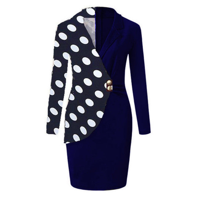 jinran Winter Women's Clothing New Fashion Commuter Suit V-Neck Button Sexy Bag Hip Skirt Slim Elegant Ladies Dress