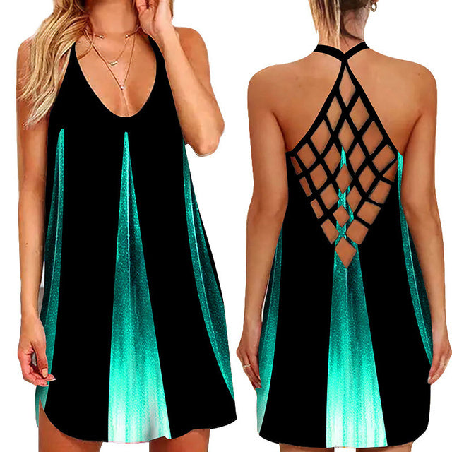 jinran Summer Tank Strap Designer Clothes Backless Casual Evening Party Sexy Women's Prom One Piece Mini Dress Beach Sundress