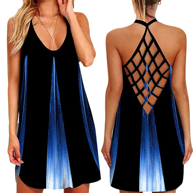 jinran Summer Tank Strap Designer Clothes Backless Casual Evening Party Sexy Women's Prom One Piece Mini Dress Beach Sundress