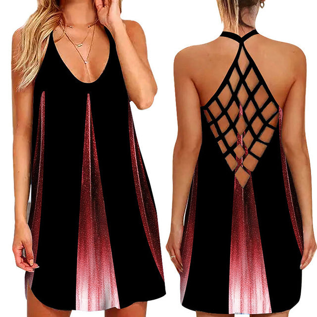 jinran Summer Tank Strap Designer Clothes Backless Casual Evening Party Sexy Women's Prom One Piece Mini Dress Beach Sundress
