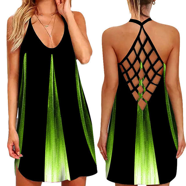 jinran Summer Tank Strap Designer Clothes Backless Casual Evening Party Sexy Women's Prom One Piece Mini Dress Beach Sundress