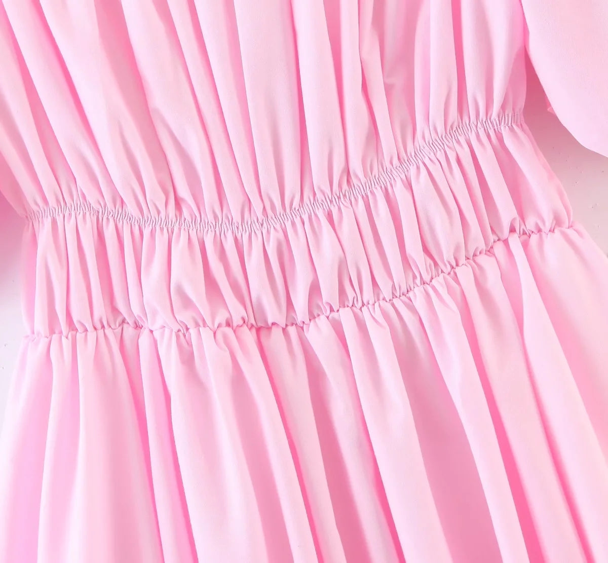 jinran Off Shoulder Lantern Sleeve Pink Summer Beach Dress Women's A-line Holiday Dropshipping Dress Mini Sundress Vestido 2022