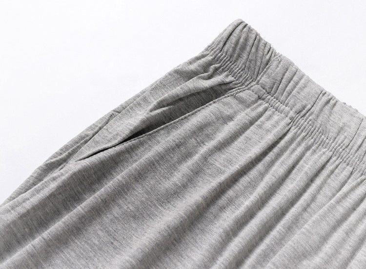 jinran New men's modal trousers thin section spring and summer home pants men's plus size home pants casual trousers pajama pants