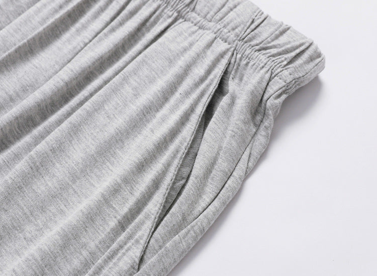 jinran New men's modal trousers thin section spring and summer home pants men's plus size home pants casual trousers pajama pants