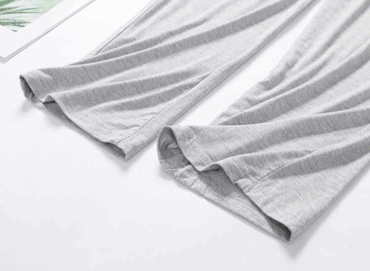 jinran New men's modal trousers thin section spring and summer home pants men's plus size home pants casual trousers pajama pants