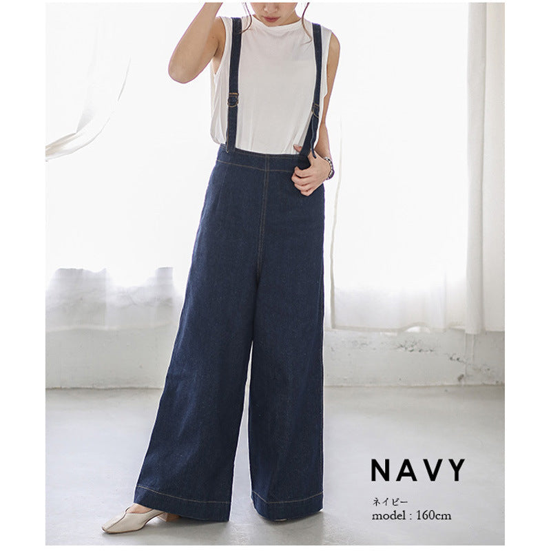 jinran teacher outfits Autumn New Style Jumpsuit Japanese Women's Clothing Fresh Sweet Mop Strap Jeans for Women