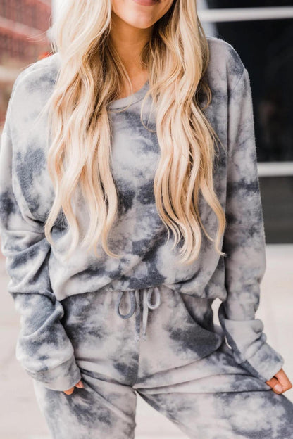 2025 spring and summer  new home casual wear two-piece set women's summer  long-sleeved trousers set home