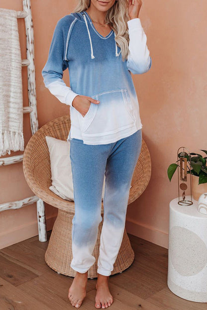 2025 spring and summer  new home casual wear two-piece set women's summer  long-sleeved trousers home suit